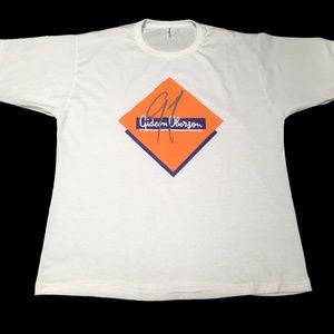 Deadstock 90s Gideon Oberson White Tee Israel
